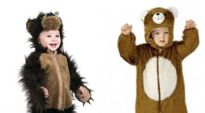 Как сделать удобный костюм медведя своими руками для мальчика